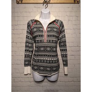 Eddie Bauer 1/4 zip turtleneck sweater medium